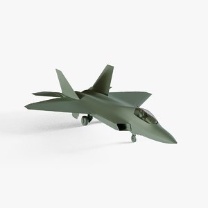 lockheed martin f-22 raptor 3D model