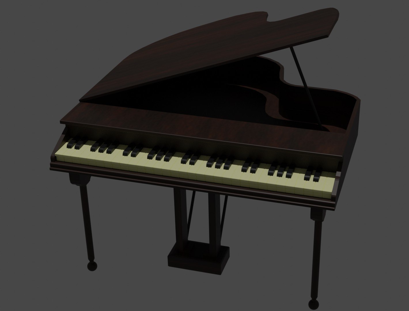 Piano Keyboard 3D 모델 TurboSquid 1582673