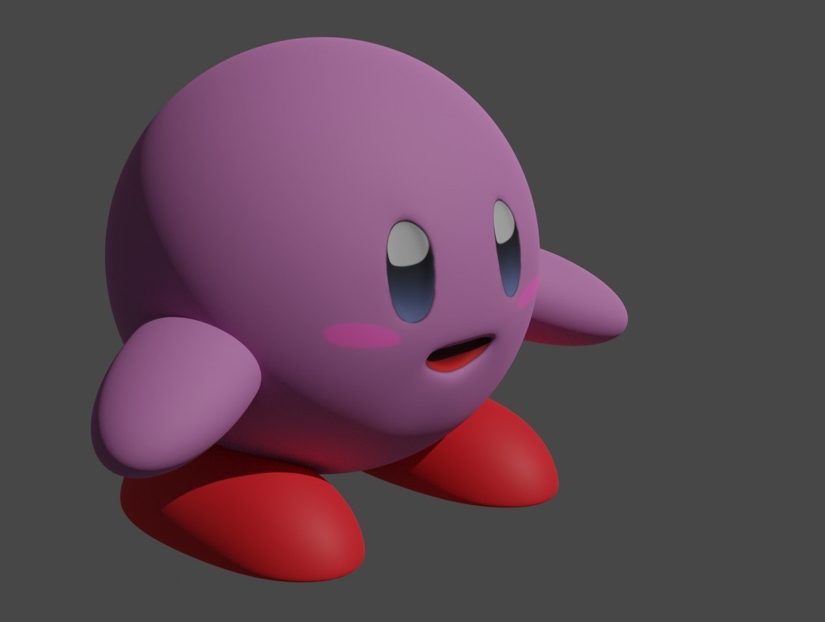 Kirby 3D basic3Dモデル TurboSquid 1582948