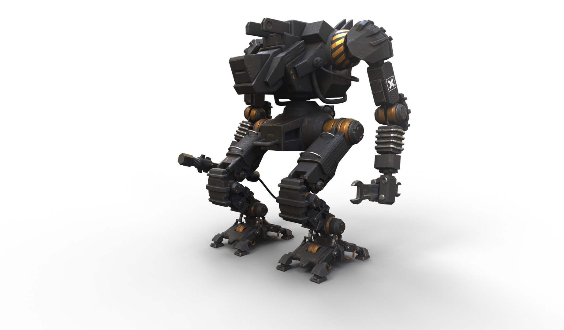 Mech 3D model - TurboSquid 1583045