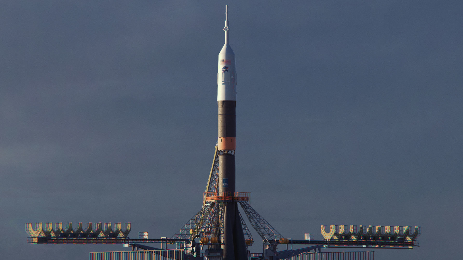 Soyuz rocket launch 3D model TurboSquid 1583077