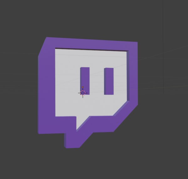 Twitch Logo3dモデル Turbosquid