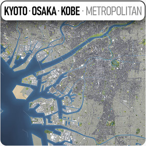 3D city metropolitan region model