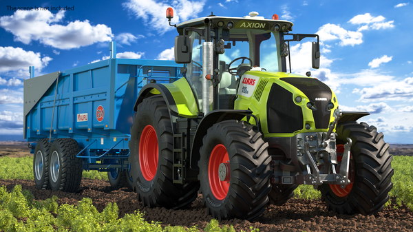 Claas axion 800 maupu model - TurboSquid 1583721