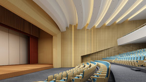 lecture hall room 3D model