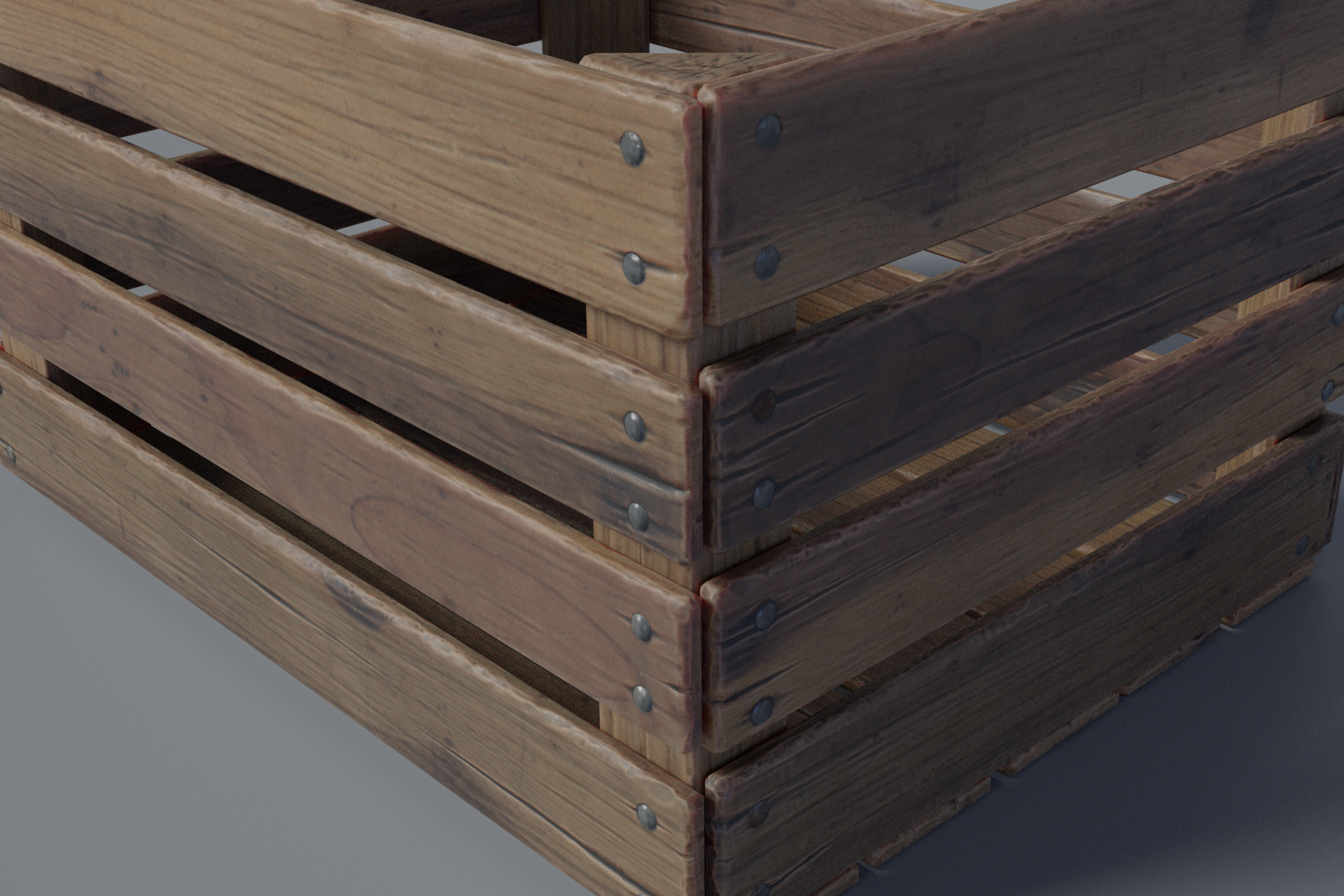 wooden crate3d模型