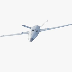 mq-25 stingray drone uav 3D model
