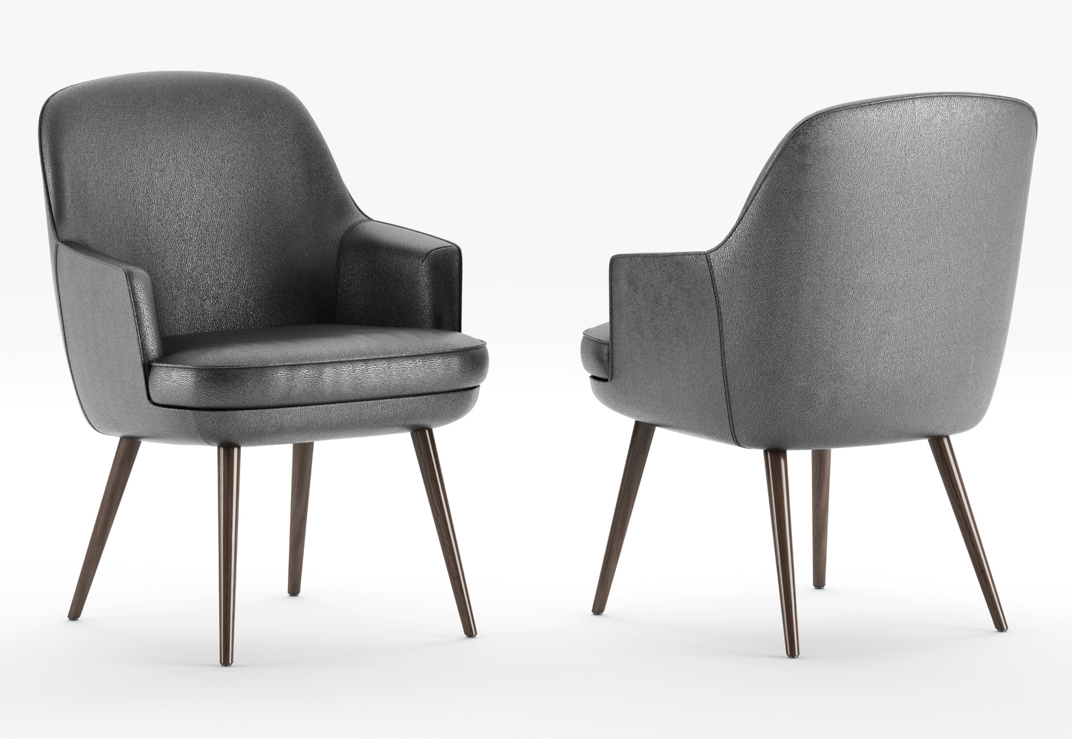 3D walter knoll 375 dining chair model TurboSquid 1583813