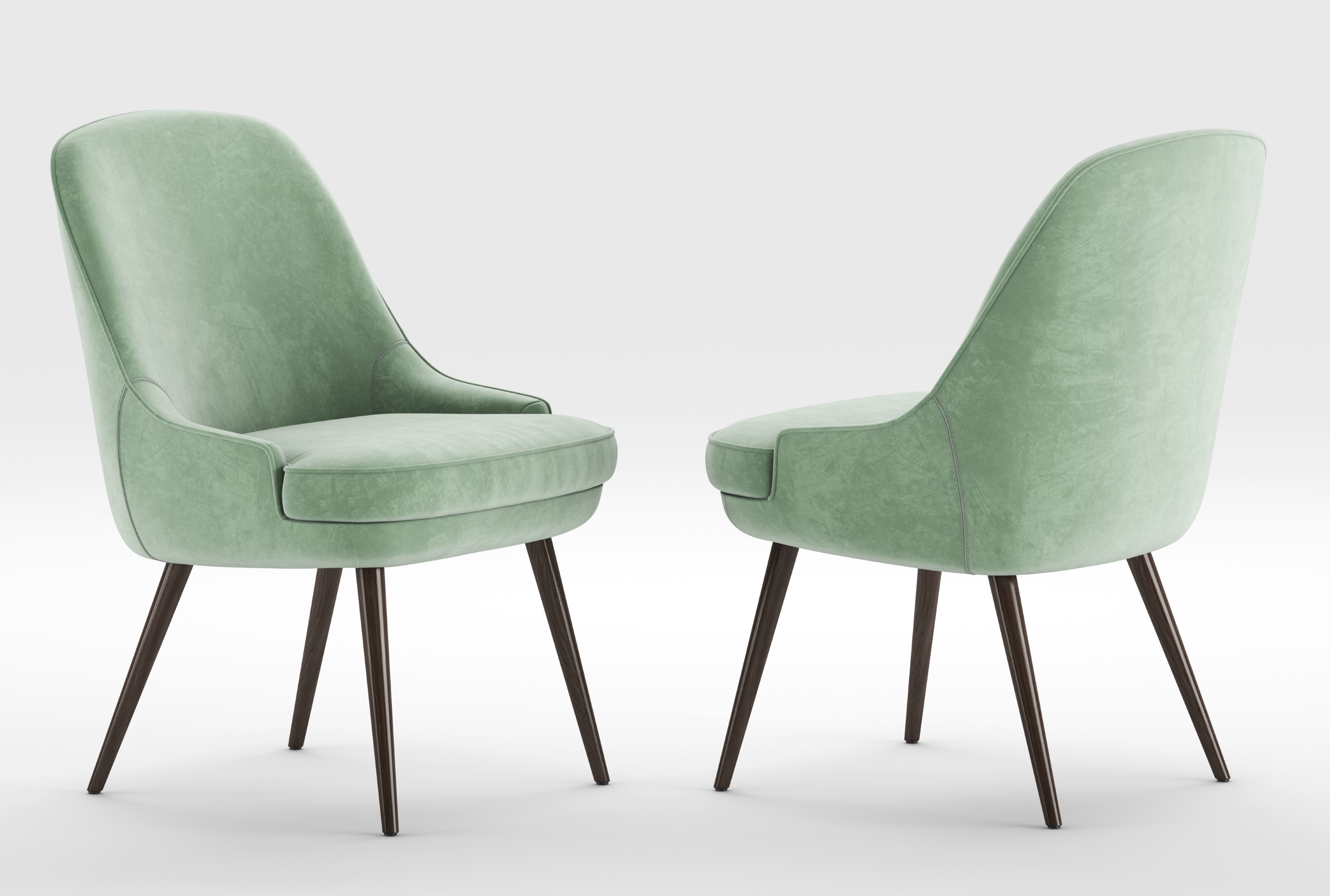 3D walter knoll 375 dining chair model TurboSquid 1583813