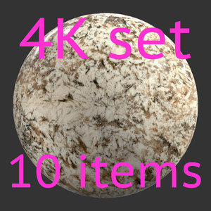 Stone light 4K Texture set 10 items