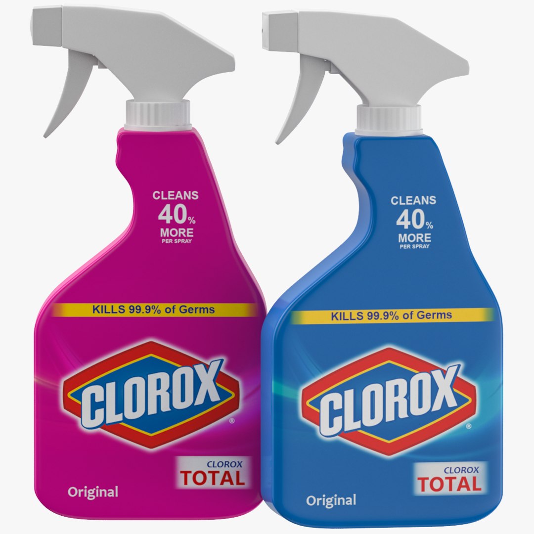 3D clorox spray bottle model - TurboSquid 1584126