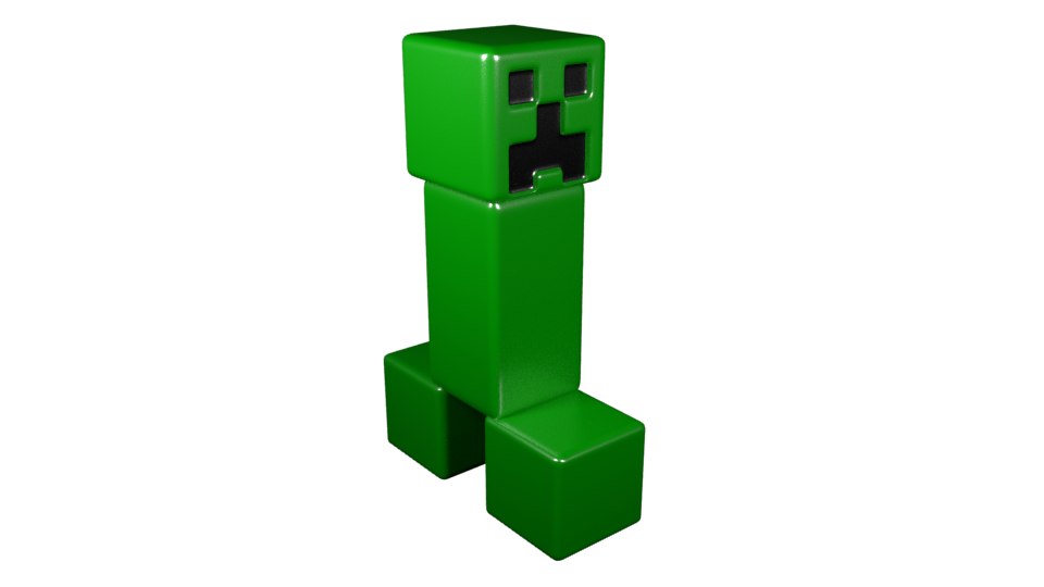 Creeper Minecraft 3d Model Turbosquid 1584131 