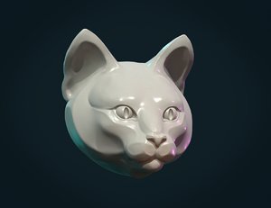 cat head 3D