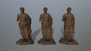 3D statue 2 model