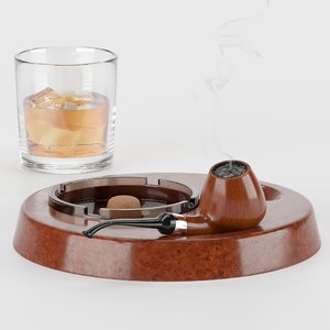smoking pipe model