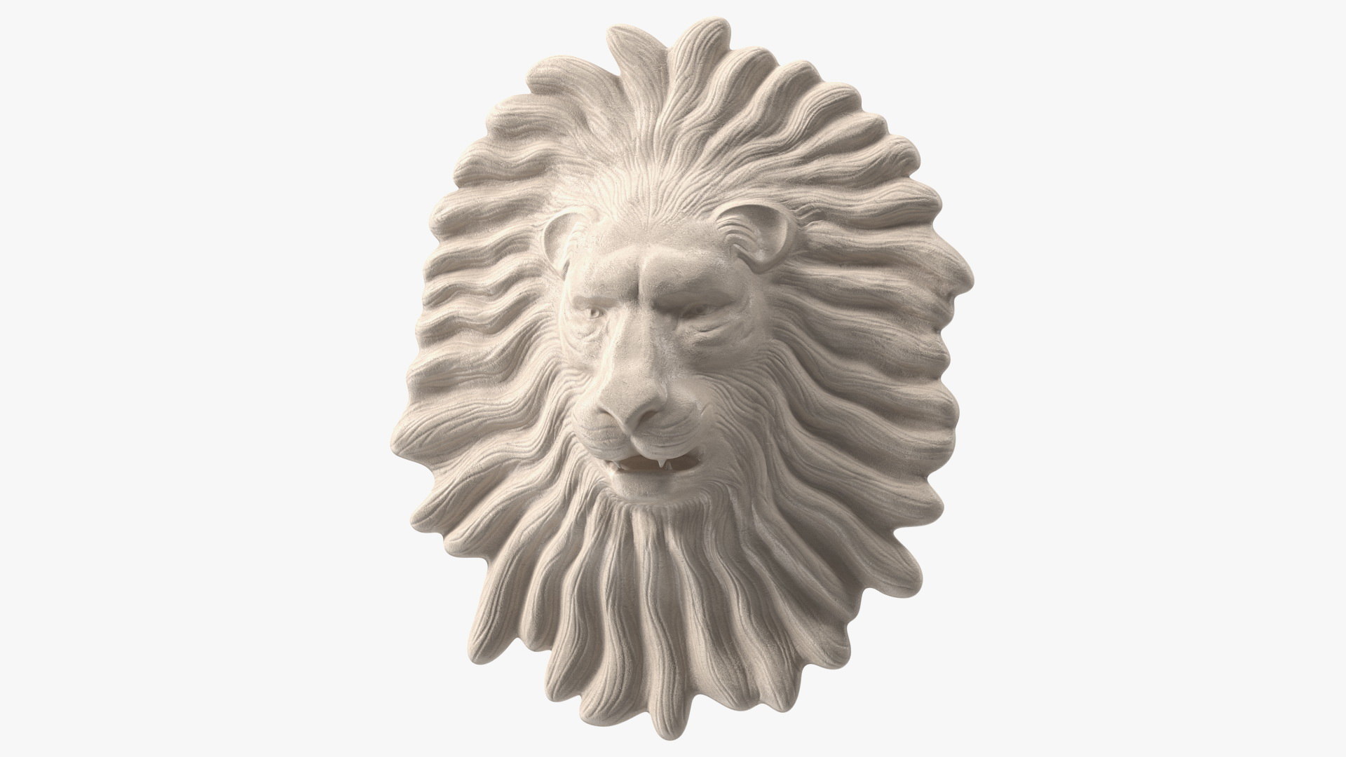 modèle 3D de Lion Wall Sculpture TurboSquid 1585351