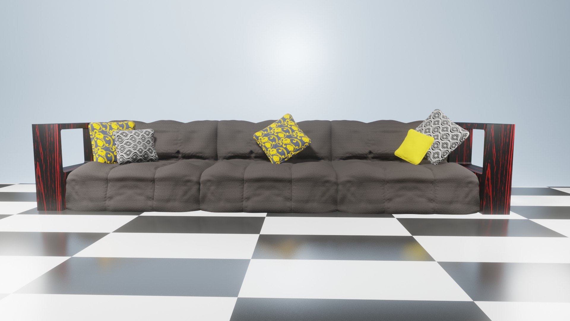 Modern couch 3D model TurboSquid 1585071