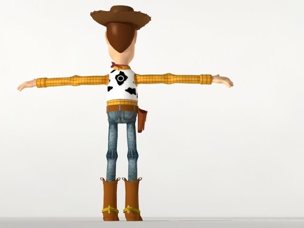 toy story woody actual movie size