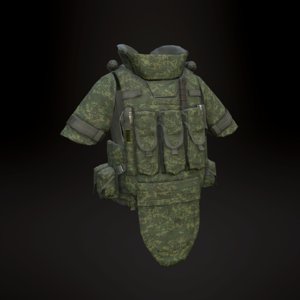 armor 6b43 equipment 3D model