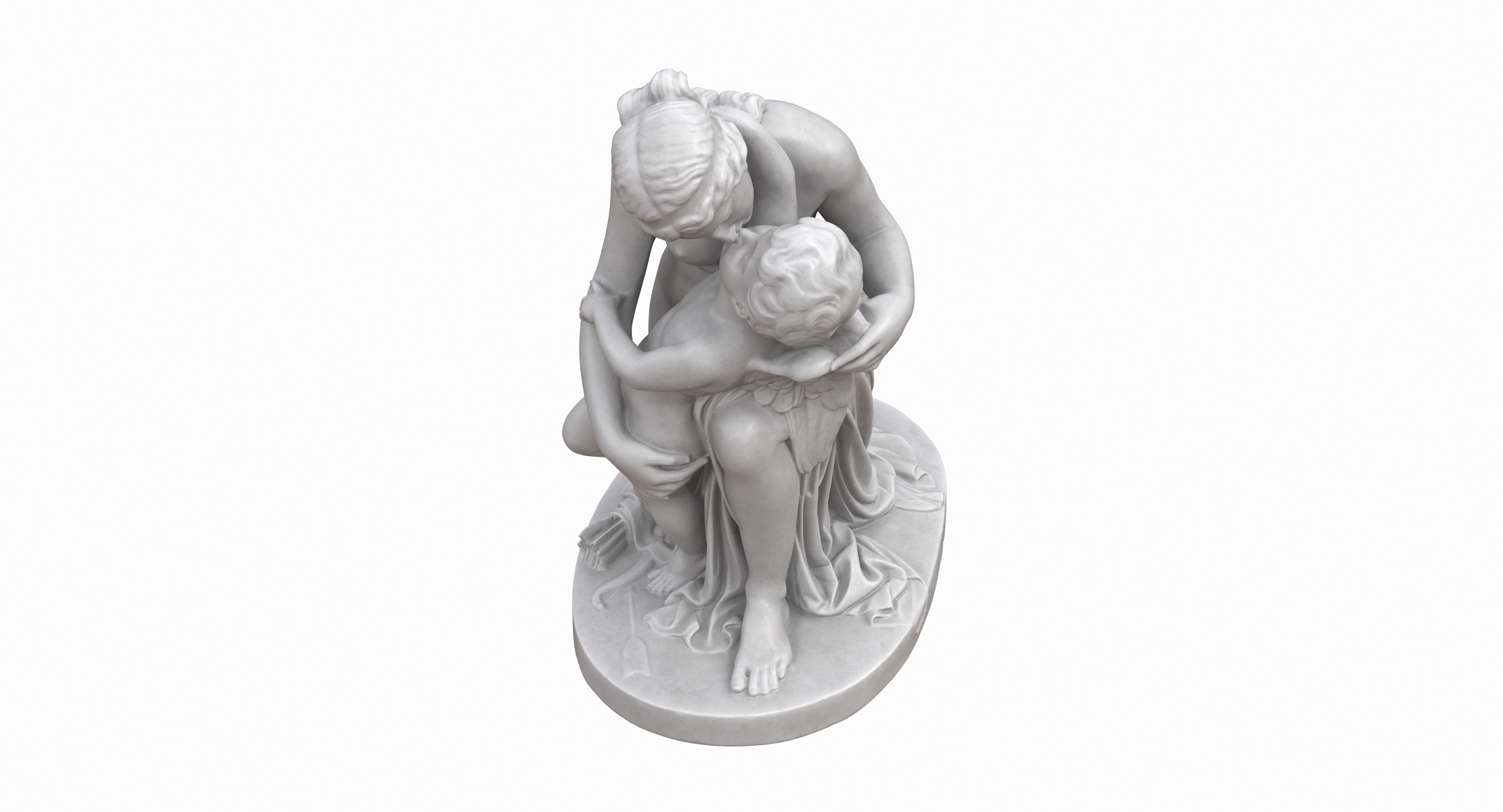 3D venus kiss cupid model TurboSquid 1585191