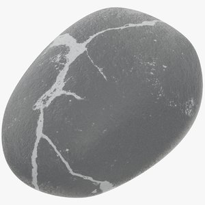 3D stone rock marble model
