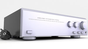 hifi amplifier amp 3D model