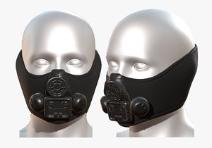 3D gas mask model