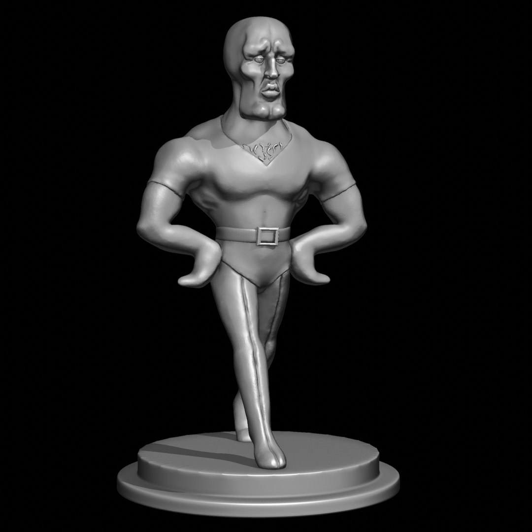 Beautiful sculpture squidward 3D TurboSquid 1586002