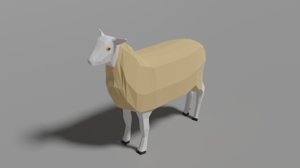 sheep 3D model