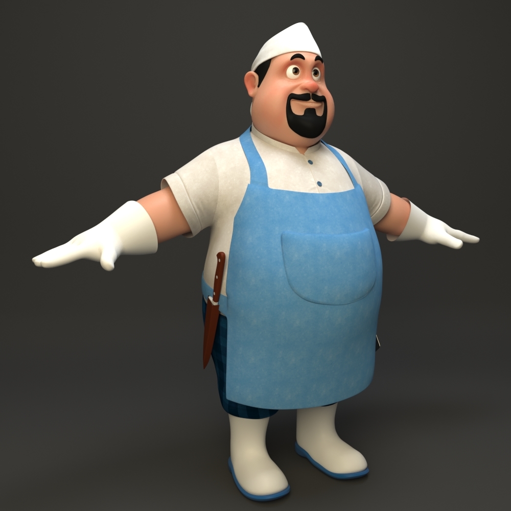 3D model chef - TurboSquid 1586087