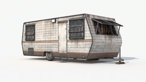 caravan trailer house 3D model