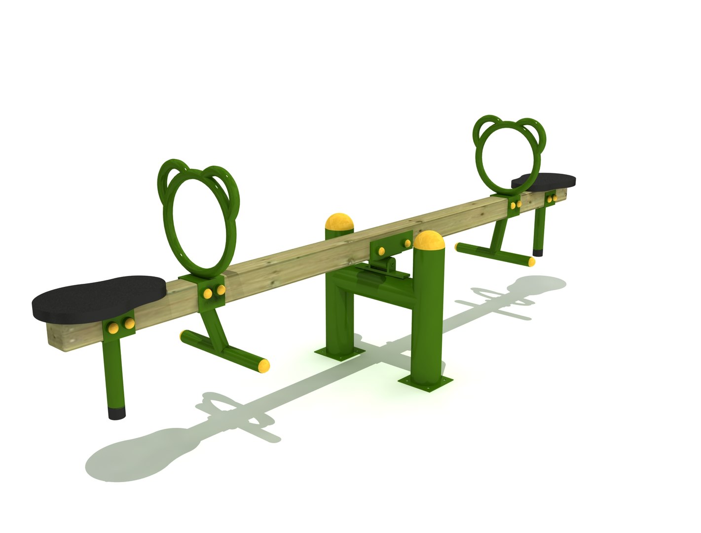 3D model wood seesaw - TurboSquid 1586257