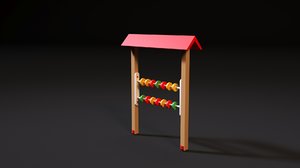 children abacus 3D