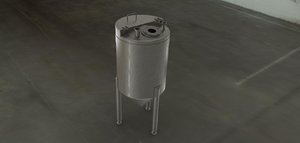 3D model mixer tank