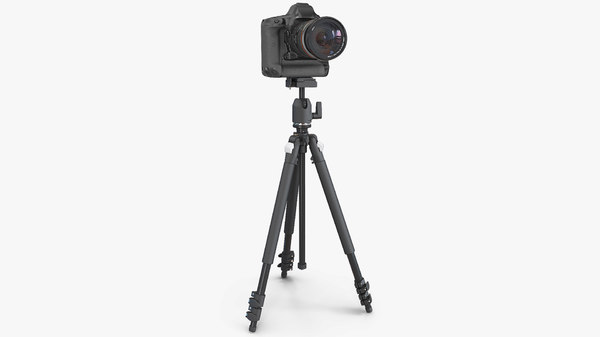 Dslr camera zoom tripod 3D model - TurboSquid 1586979
