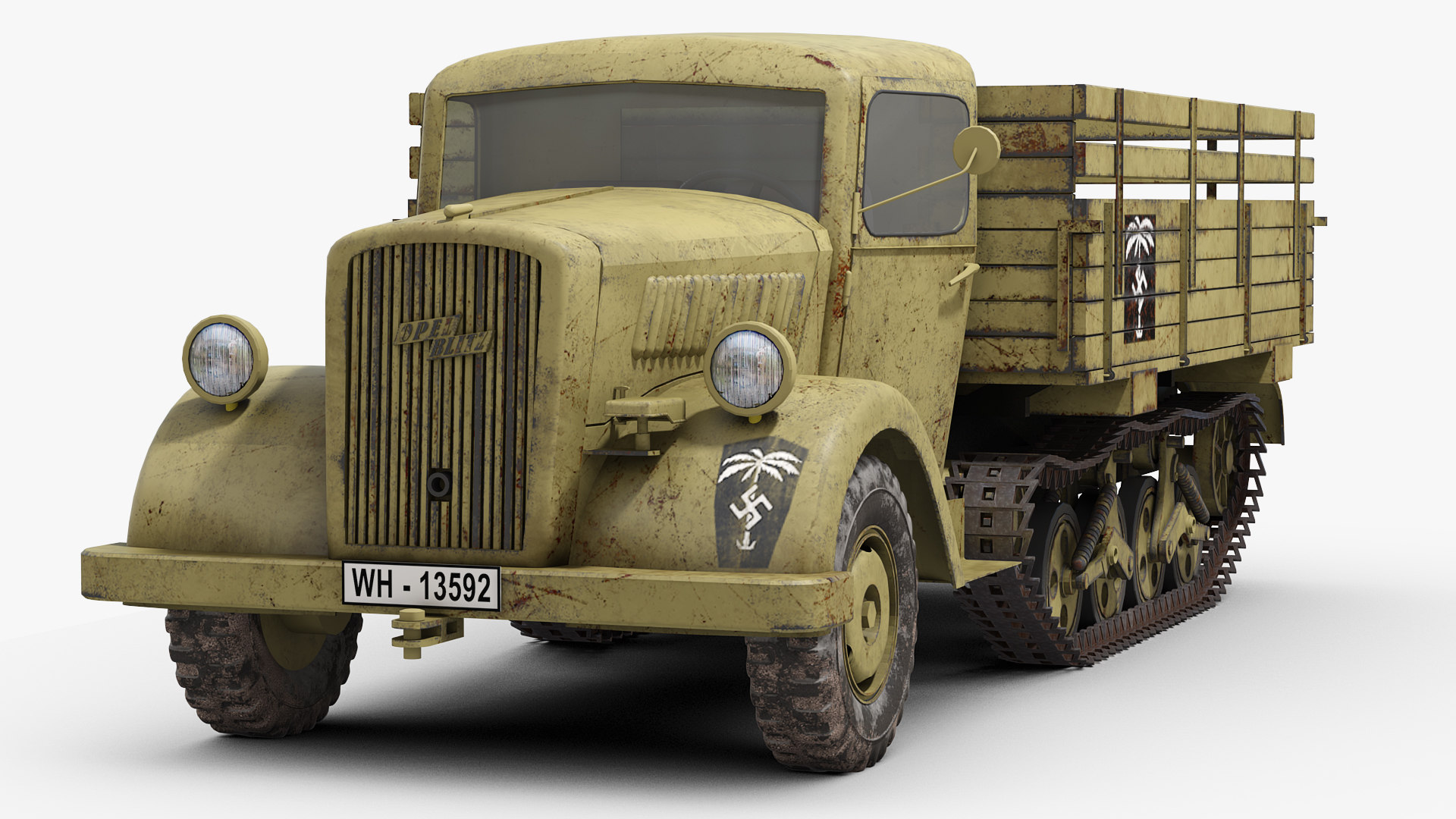 Ww2 german opel blitz 3D - TurboSquid 1586465