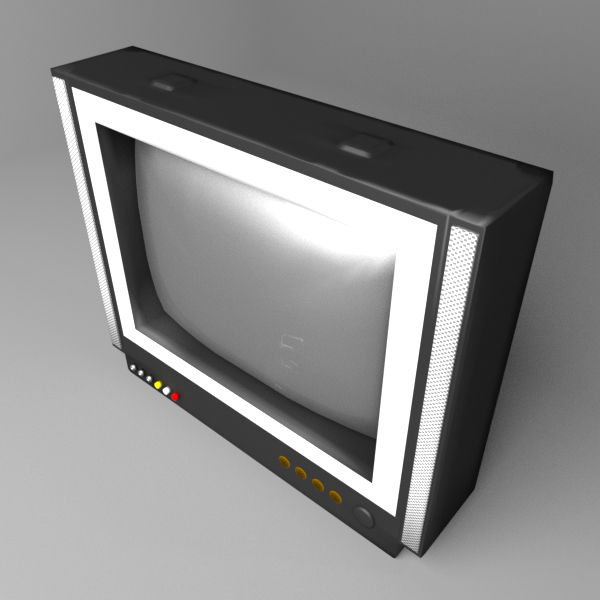 Crt Television Blender Models for Download TurboSquid