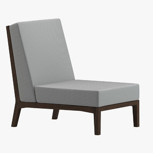 holly hunt io chair furniture 3D