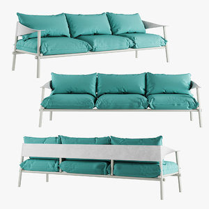 terramare seats sofa 3D model