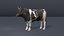 bull animal beast 3D model
