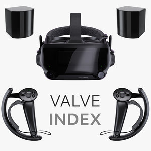 3D valve index vr set model