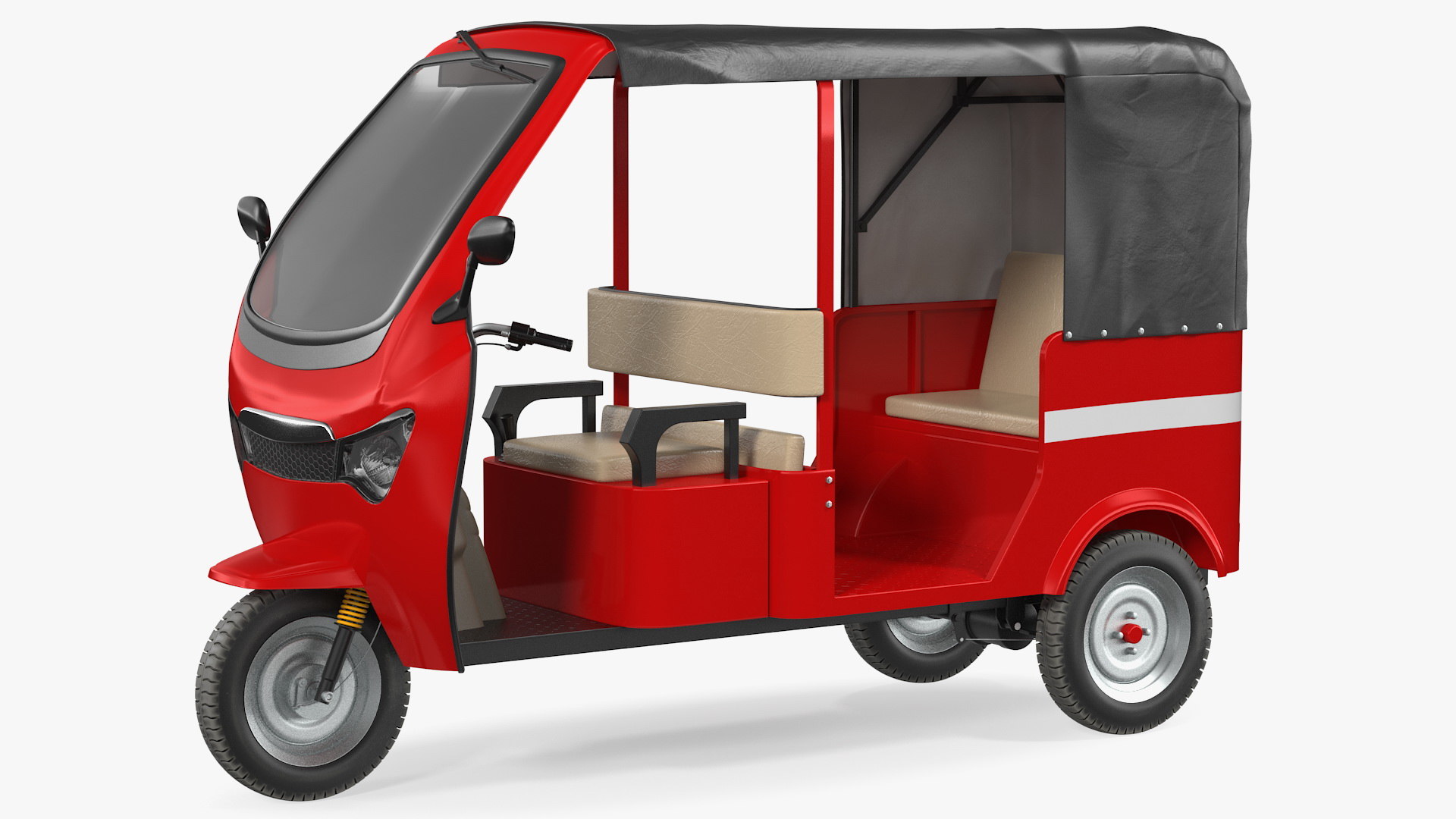Electric passenger tricycle rickshaw 3D model TurboSquid 1587691