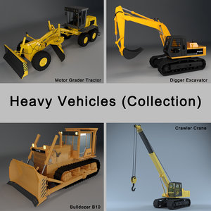 heavy vehicles 3D model
