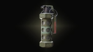 m84 stun grenade 3D