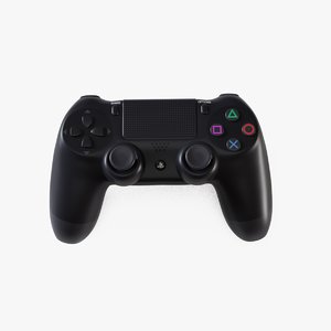 3D model sony playstation 4 controller