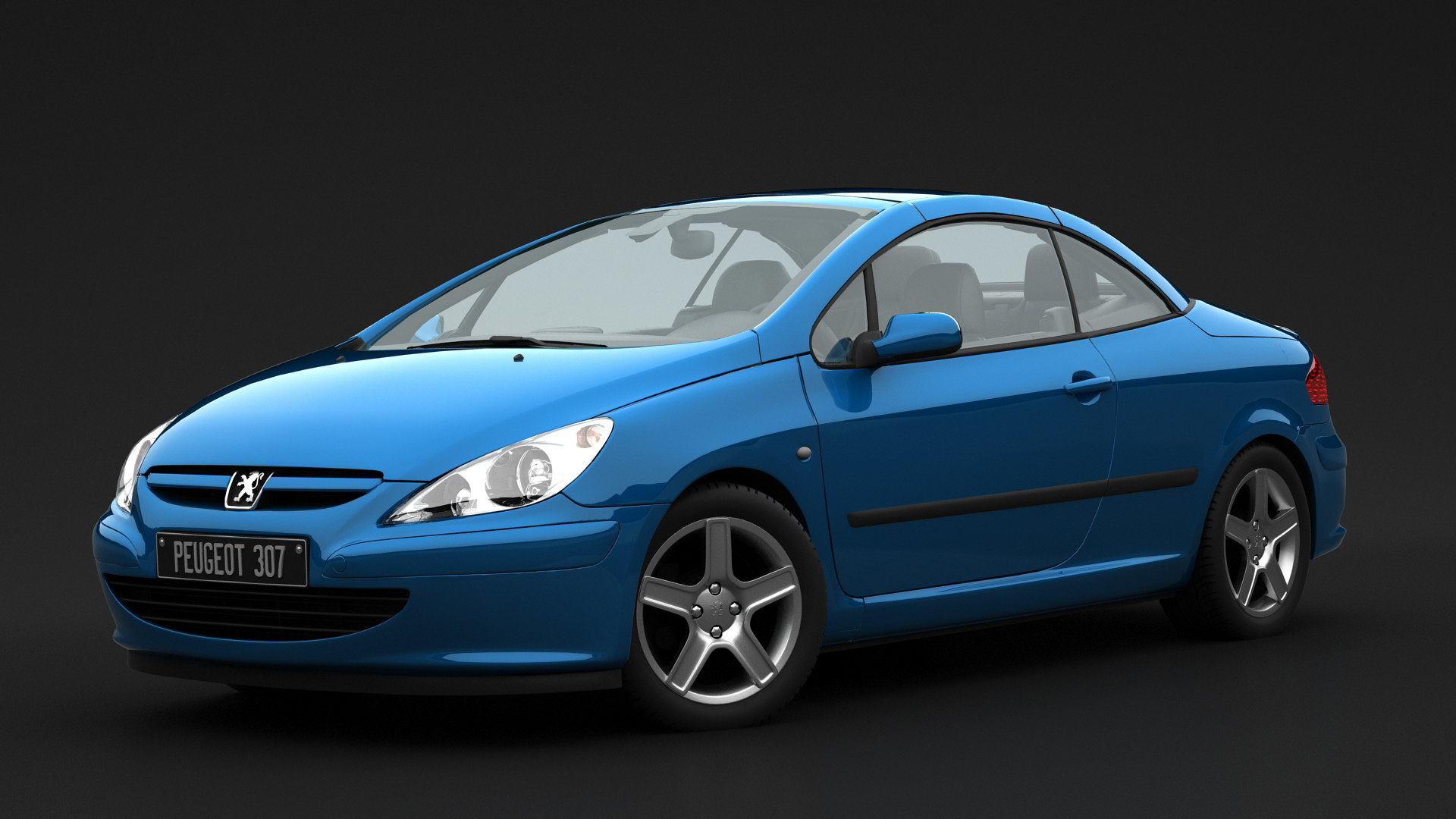 Peugeot 307 Cc 3D Model - TurboSquid 1587867