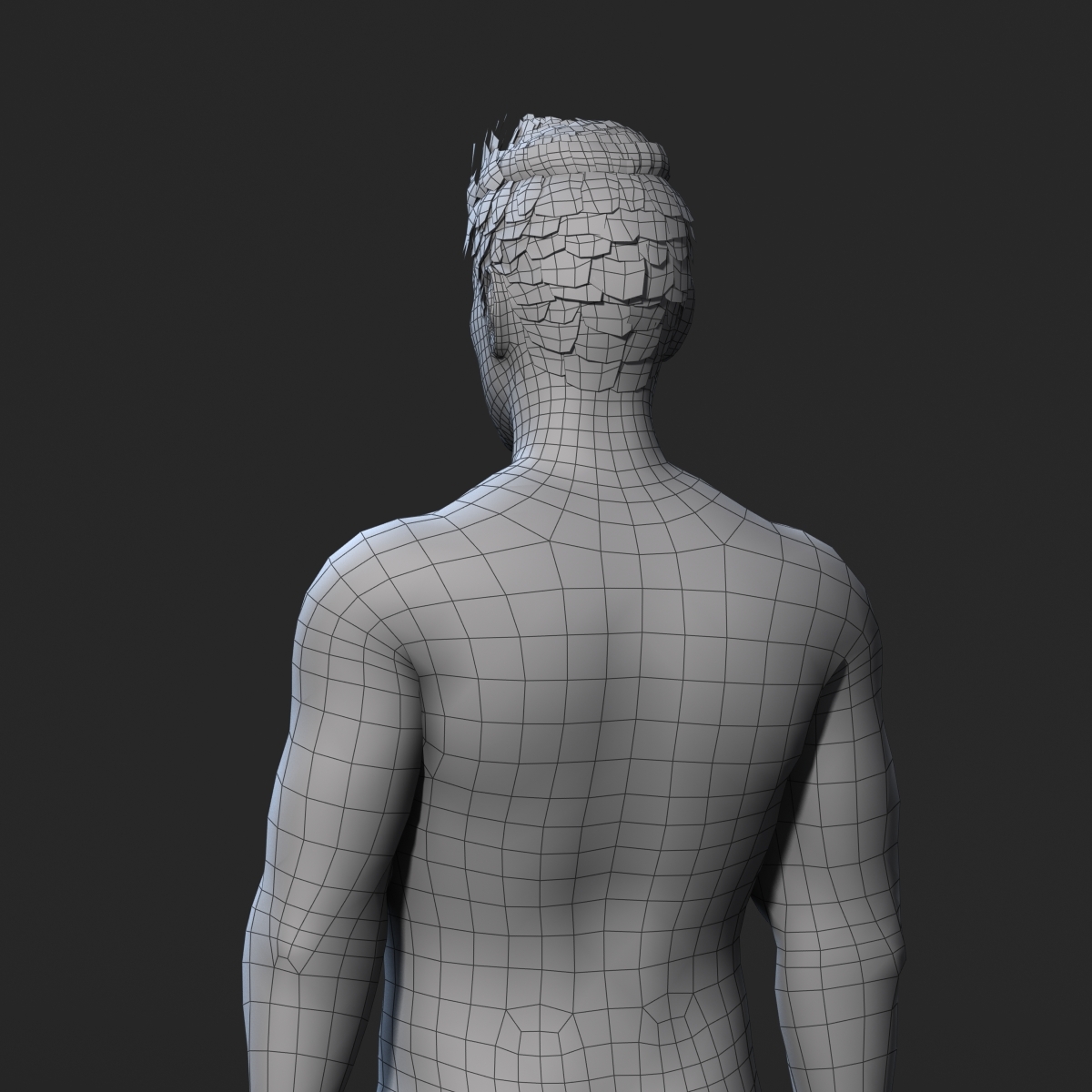 动画 Muscular Naked Man Rigged 3d 游戏角色 Low Poly 3d 模型3d模型 Turbosquid 1587898 8734