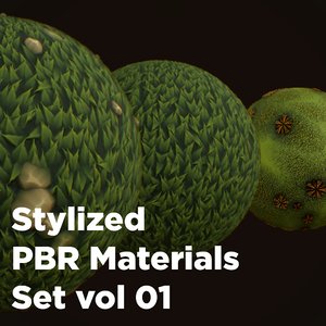Stylized Grass - Rocks - Moss Materials Texture Texture