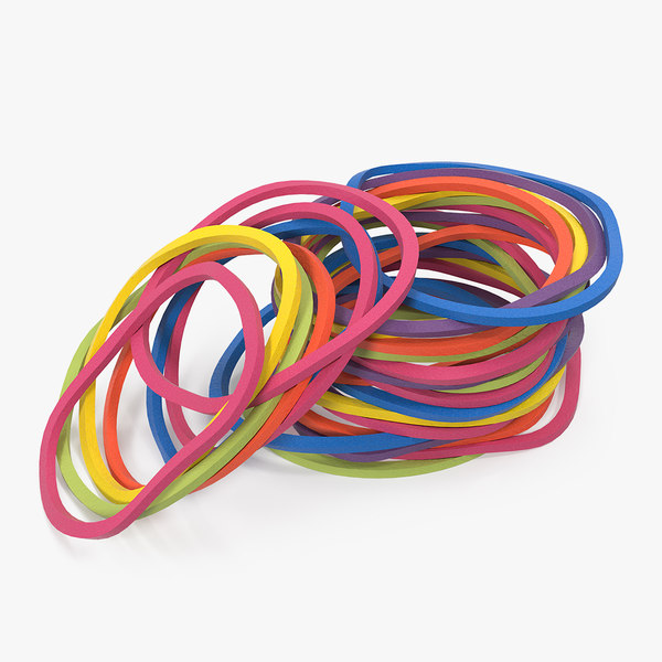 colored rubber bands