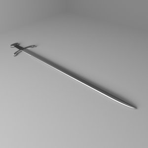 3D broad sword 1
